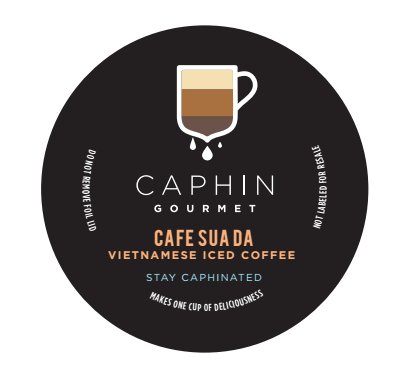 Caphin - Cafe Sua Da Vietnamese Ice Coffee Single Serve Pods (K-Cups)