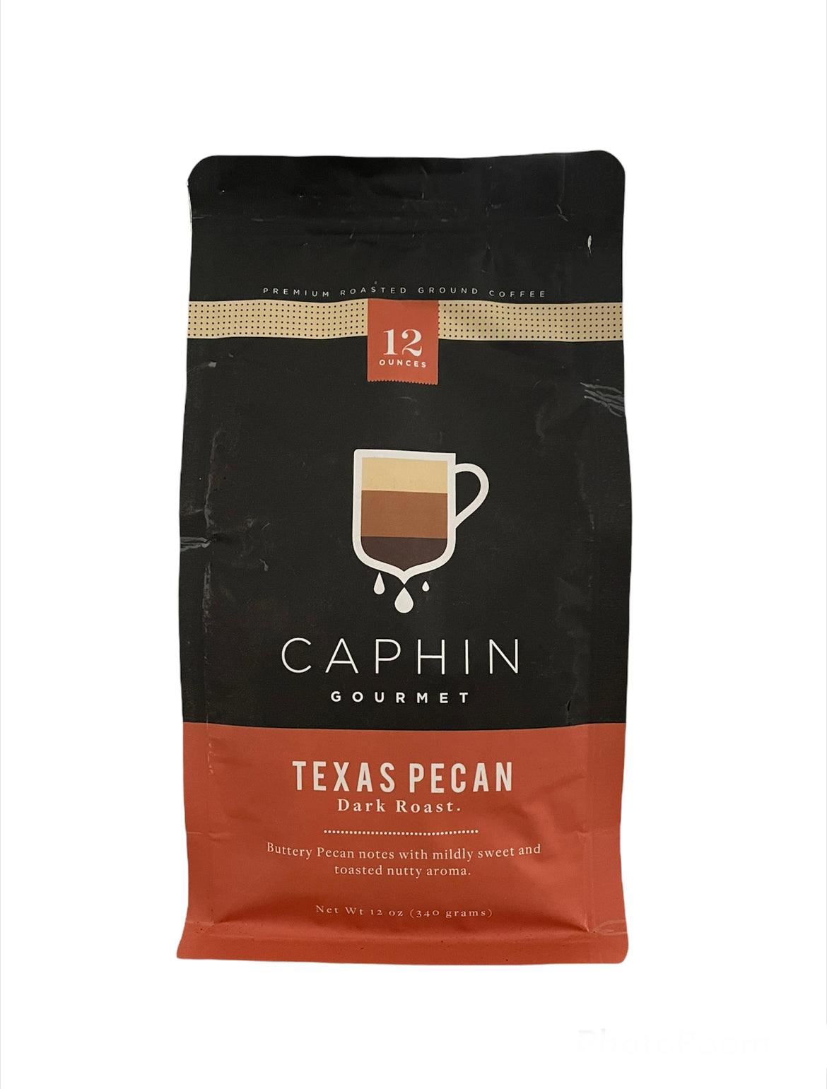 Texas Pecan Coffee Grounds 12 oz